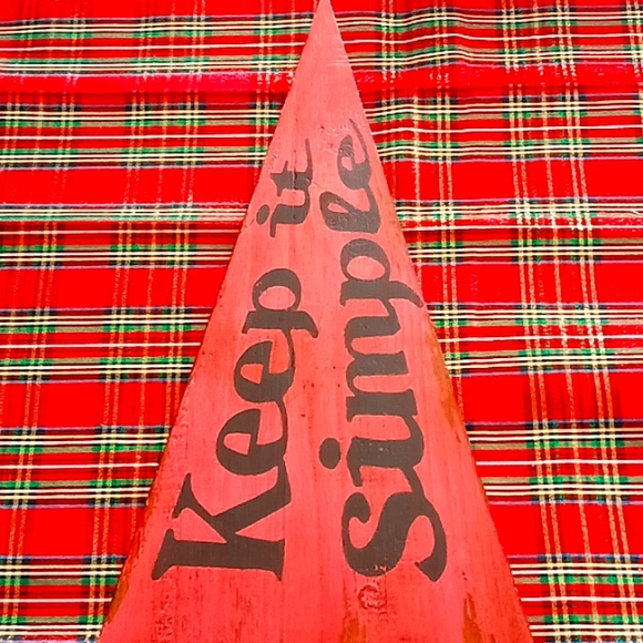 Inspirational wooden pennant signs set of 4 - Picture 5 of 7